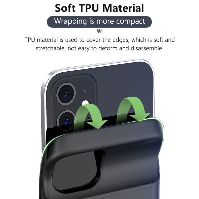Portable Charger Case For Iphone 12 Pro Max 12 Mini 12 Bank