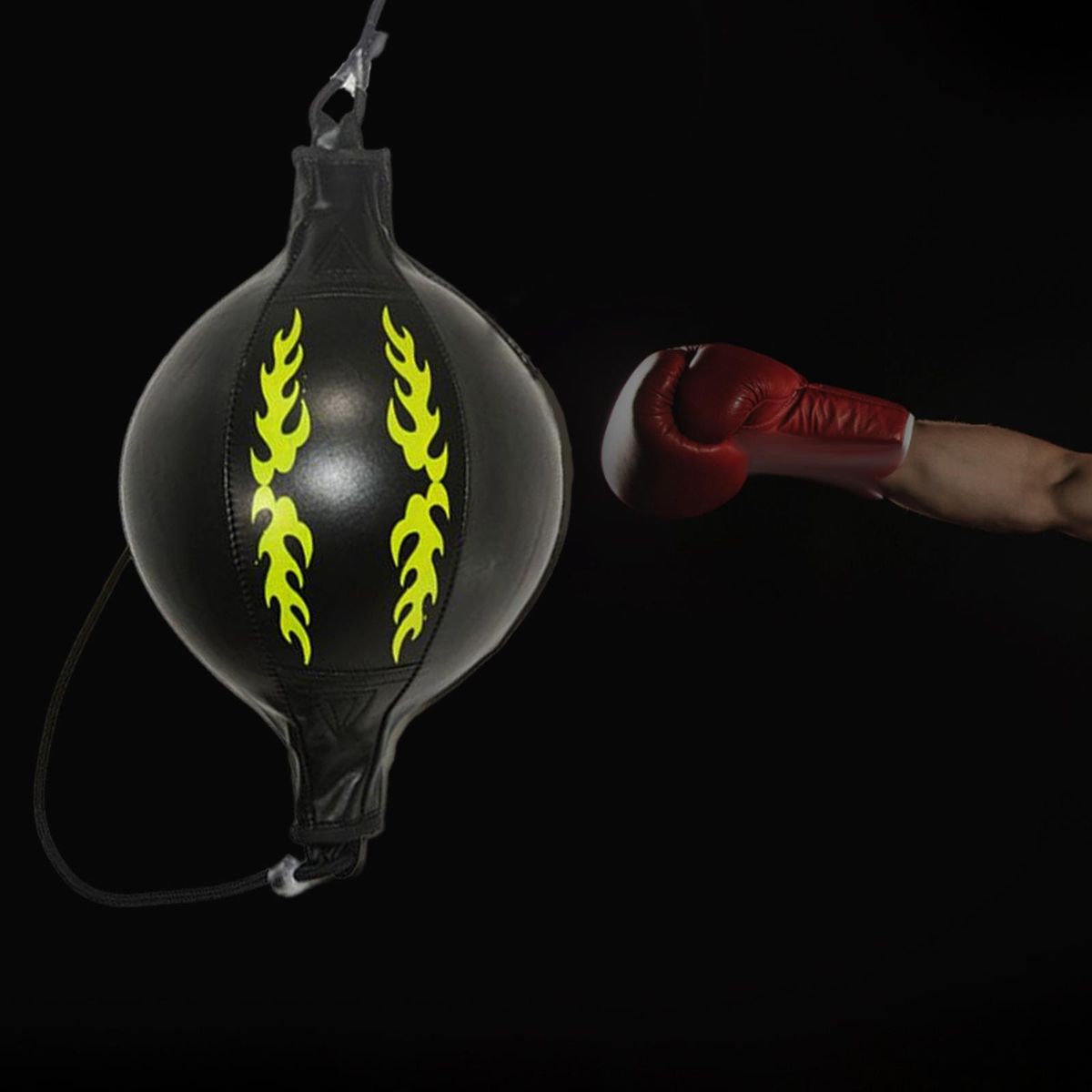 Premium Boxing  Ball Double End Punching Bag Black