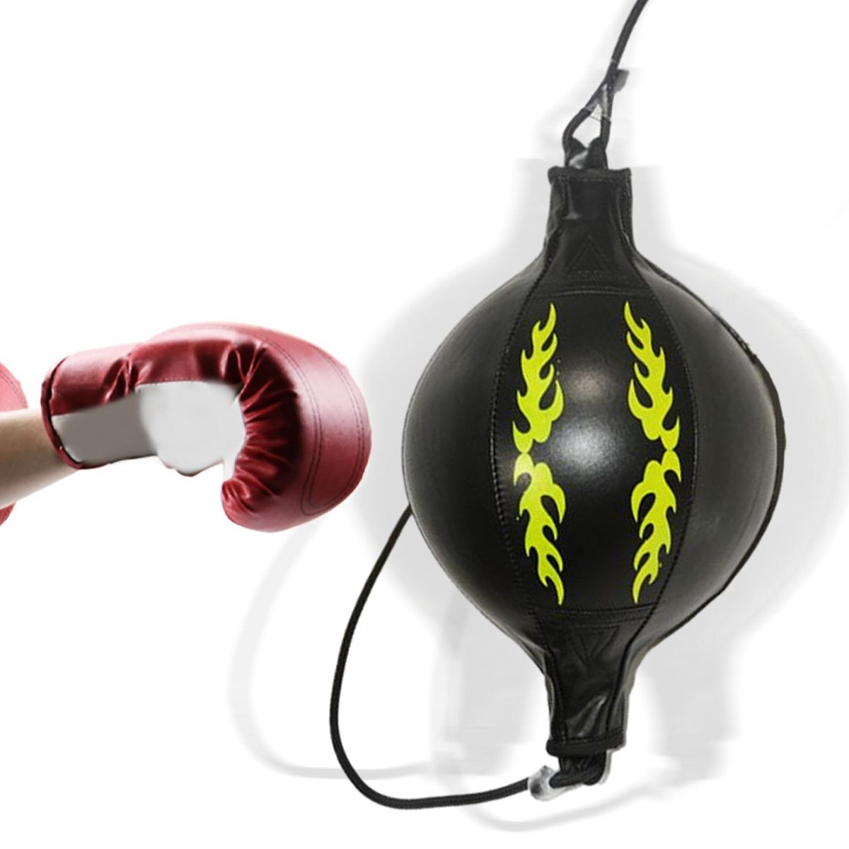 Premium Boxing  Ball Double End Punching Bag Black