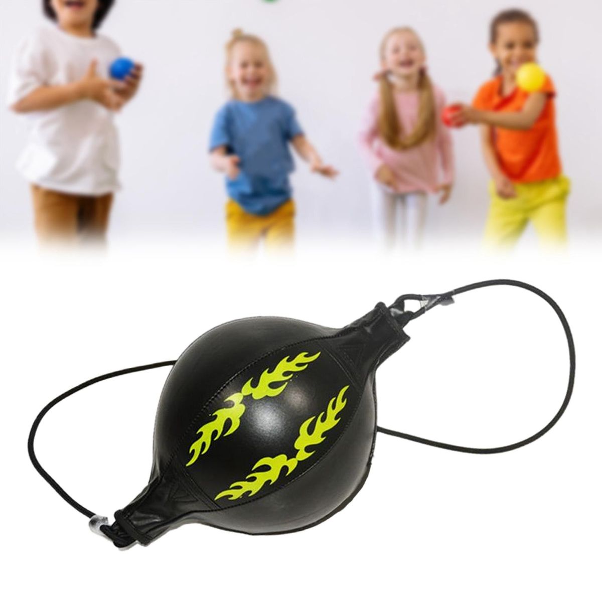 Premium Boxing  Ball Double End Punching Bag Black