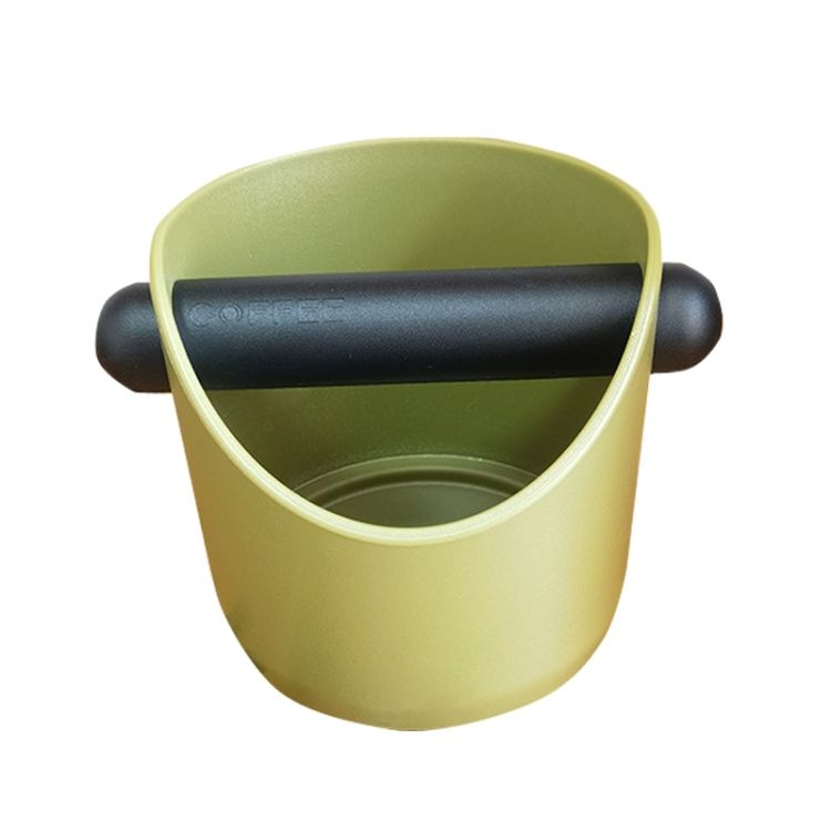 Coffee Grounds Bucket, Style:, Color: A Model (Olive Green)