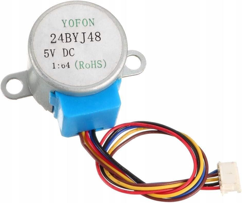 24BYJ48 DC 5V Reduction Stepper Motor Micro Reducer Motor 4-Phase 5-Wire 1/64 Reduction Ratio