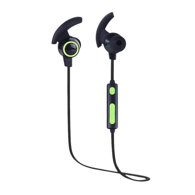 Wireless Sports Transmitter Headset In-ear Stereo Binaural 4.1 Universal-dynamic Green