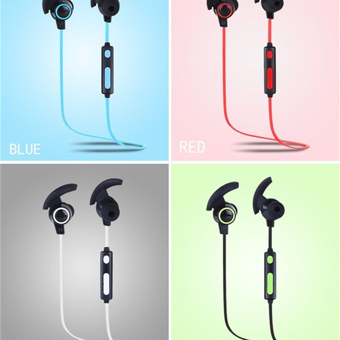 Wireless Sports Transmitter Headset In-ear Stereo Binaural 4.1 Universal-dynamic Green