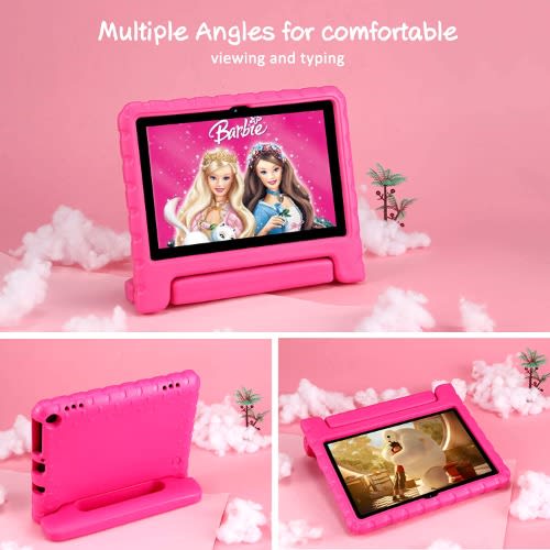 Fire Hd 8 Tablet - 10th Gen With Alexa - 32GB - ROM - 2GB RAM + Pink Flexible Proof Case