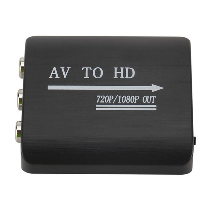 AV To HDMI Converter Mini RCA Composite Adapter Support Ntsc For VHS