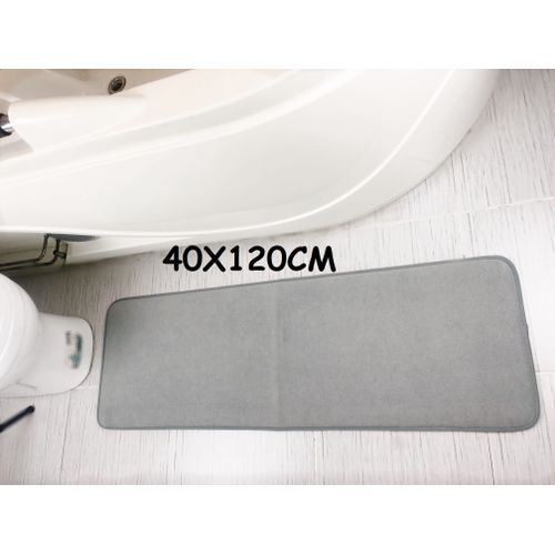 Mate Grey  Bathroom Water Absorbent Floor Mat  40X120cm