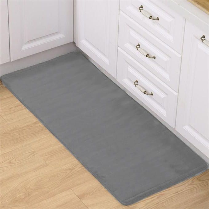 Mate Grey  Bathroom Water Absorbent Floor Mat  40X120cm