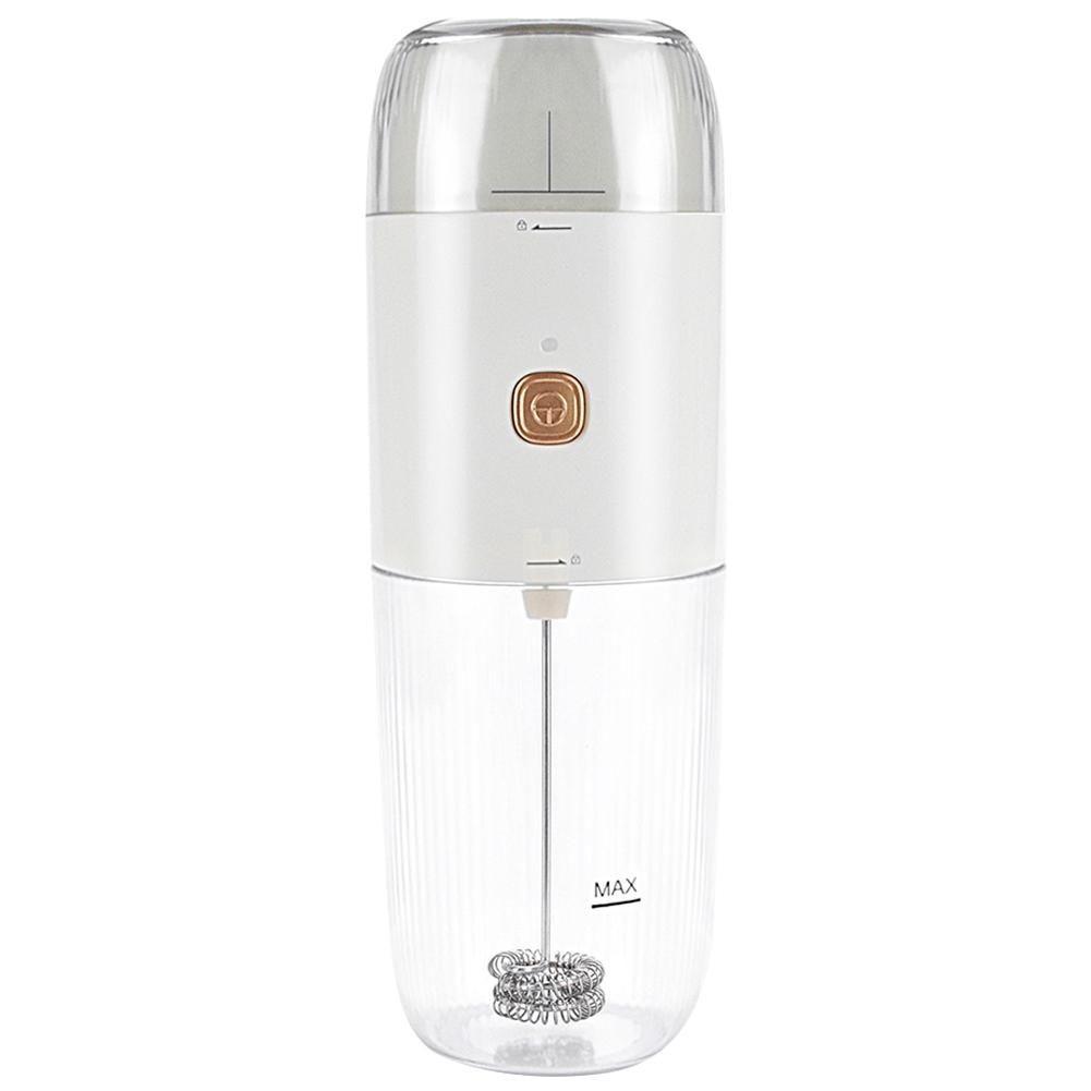 Portable USB Ground Coffee Milk Frother Electric Coffee