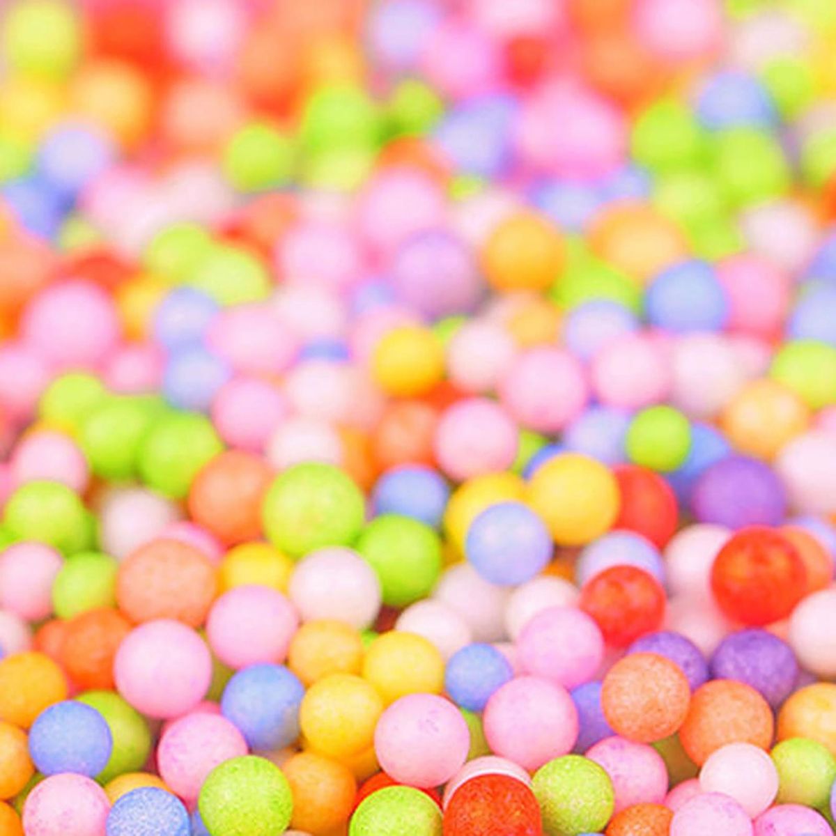 Polystyrene Bead Mini Non-fade Light Weight-Multicolor