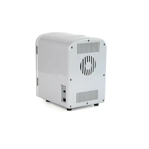 4 Litre Silver Mini Travel Fridge With A Classic, Contemporary Design