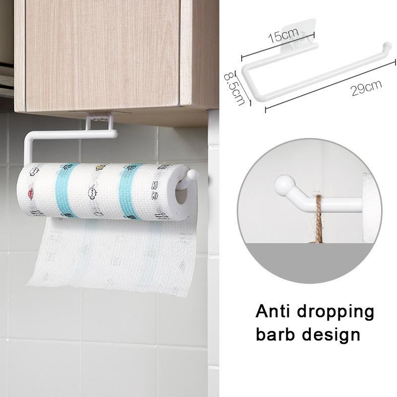 1pcs ABS Kitchen Paper Roll Holder Towel Hanger Rack Bar