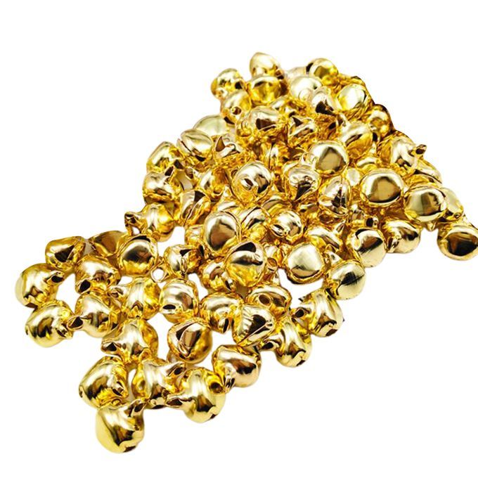 100Pcs/Set Jingle Bells Nordic Style Shatter-proof-Golden