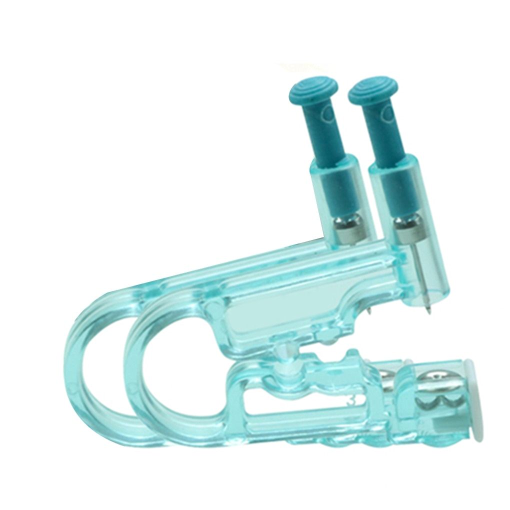Ear Piercing Kit Asepsis Disposable Healthy Safety Earring Piercer Tool Machine Kit Studs Fashion Body Jewelry 2pcs