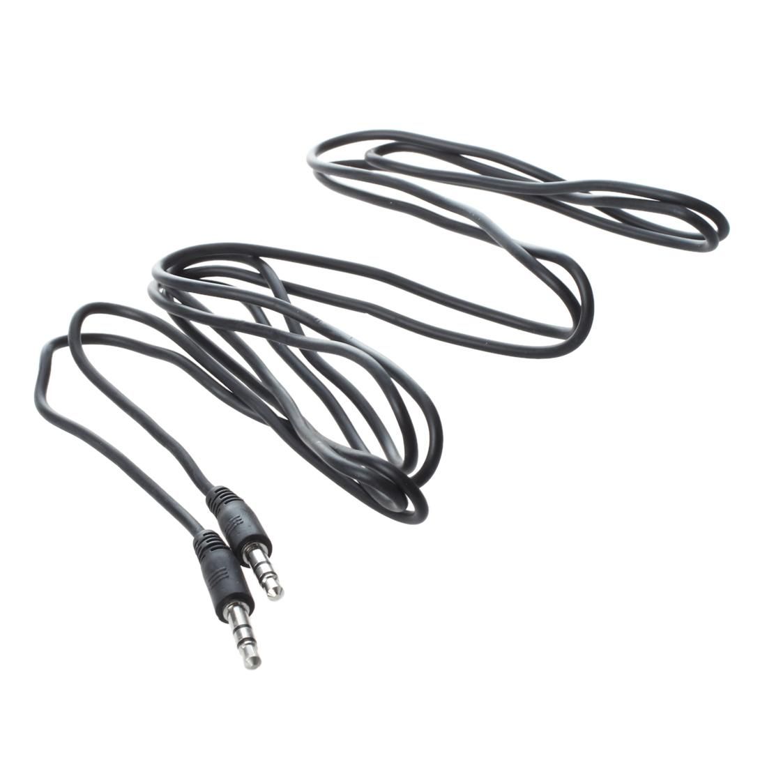 3.5mm Male to Male Stereo Audio Cable - ( 6ft, Black