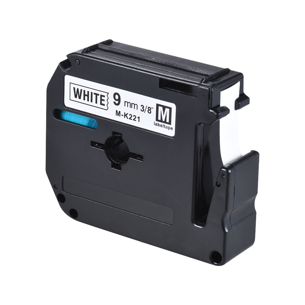 Black On White Label Tape Compatible For Brother