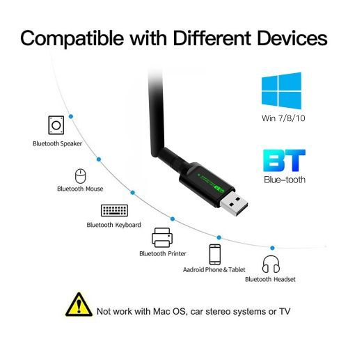 USB WiFi Bluetooth Adapter 600Mbps Dual Band 2.4/5Ghz Wireless External Receiver USB Mini WiFi Dongle Network Card For PC/Laptop AC600 Mini USB