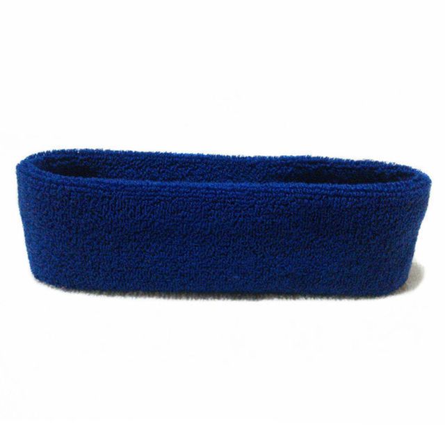 Stretch Stretchy Alice Band Yoga Hair Headband Deep Blue