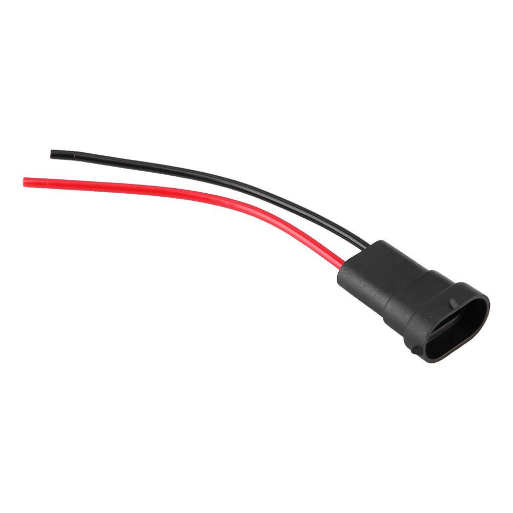 Headlight Bulb Fog Lamp Wiring Harness 2-Pin Male Plug