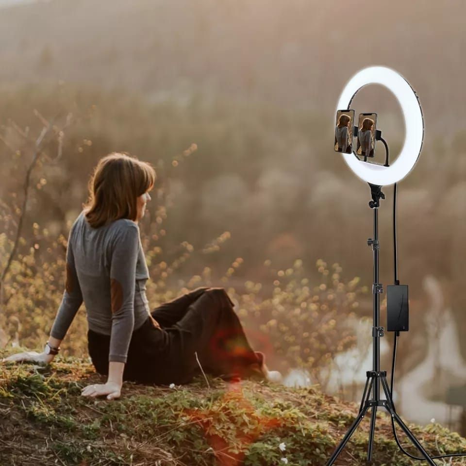 18 Inch Ring Light With 1.9m Tripod Stand