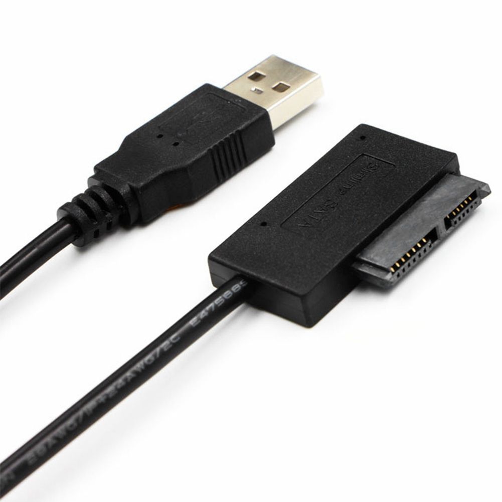 USB Adapter PC 6P+7P CD DVD Rom SATA To USB 2.0 Converter