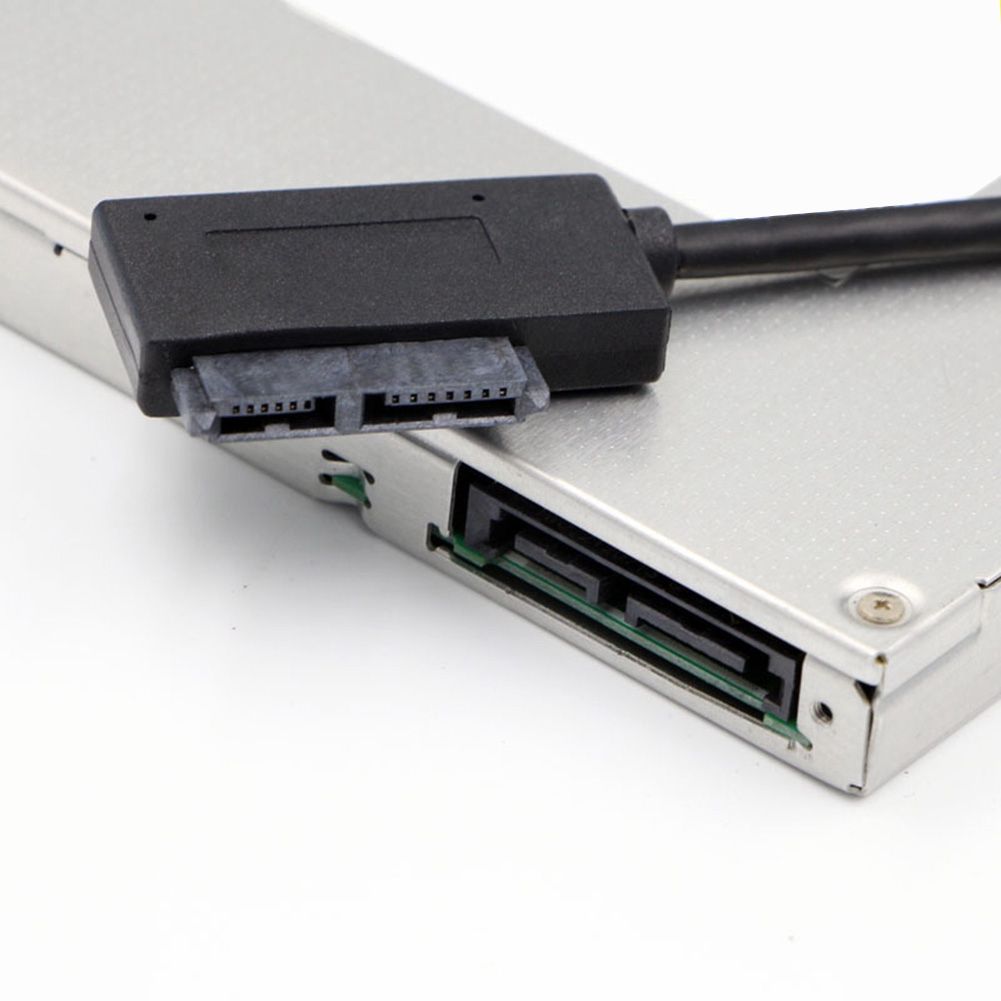 USB Adapter PC 6P+7P CD DVD Rom SATA To USB 2.0 Converter