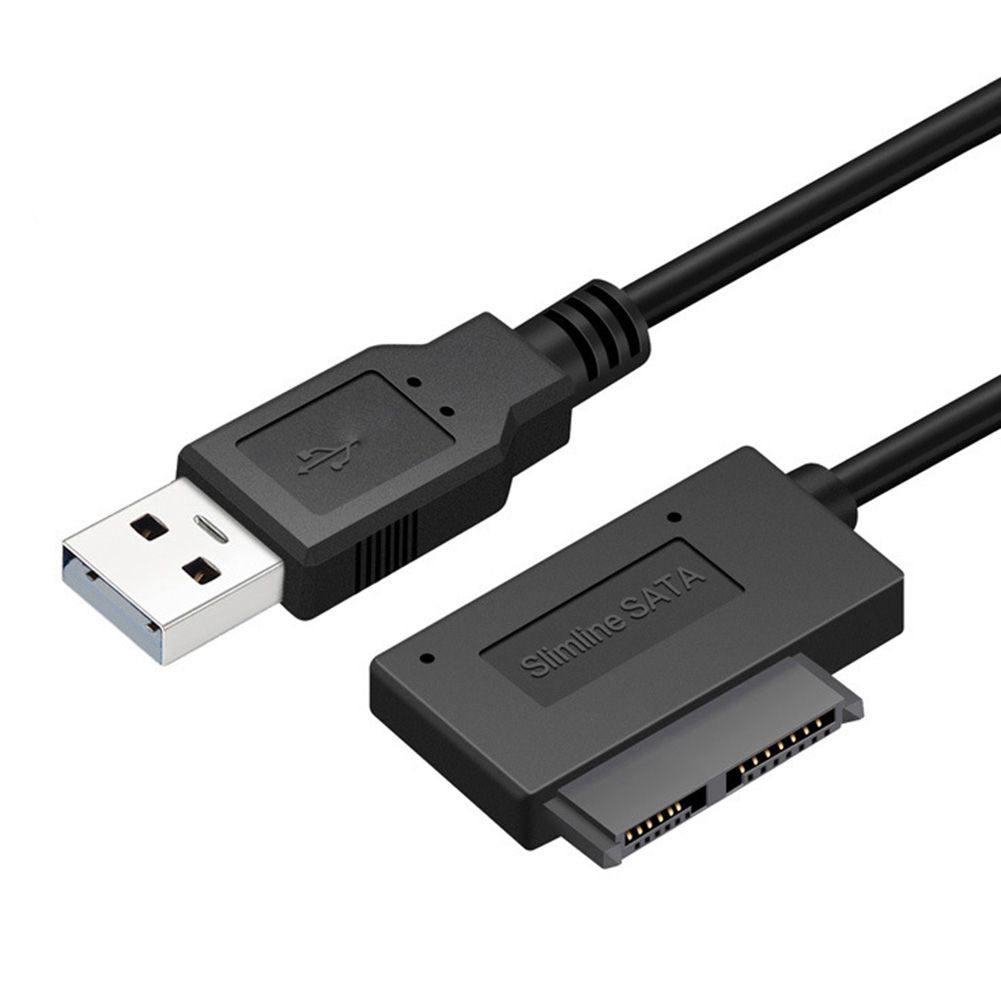 USB Adapter PC 6P+7P CD DVD Rom SATA To USB 2.0 Converter
