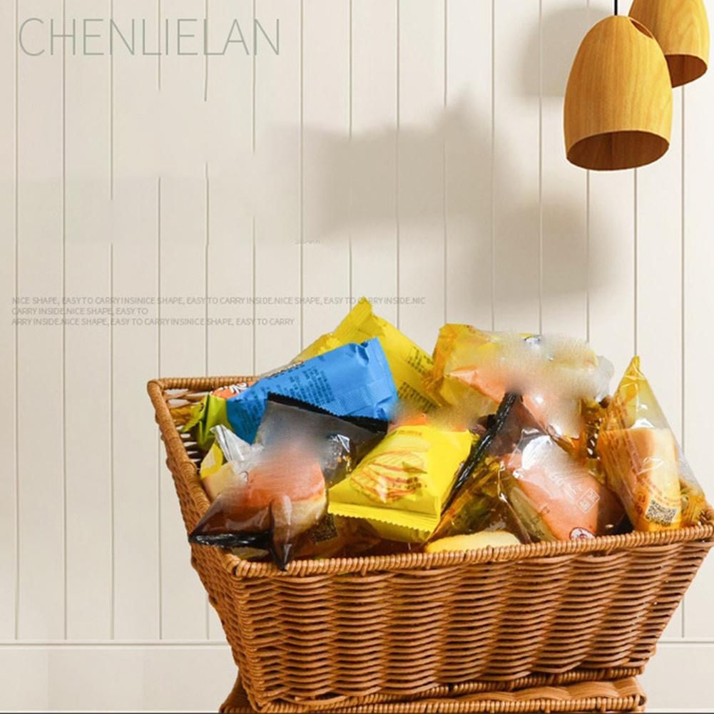 Manual Woven Storage Basket Sundries Bevel Storage Box