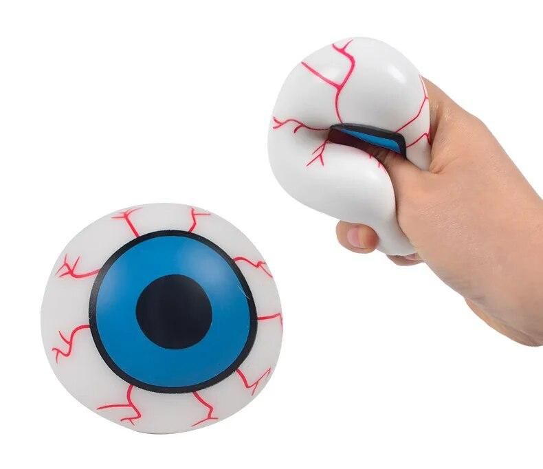 Halloween Venting Eyeball Decompression Ball Toys Kids Funny Decompress Toy Boy Creative Decompression Ball Pinching Gifts