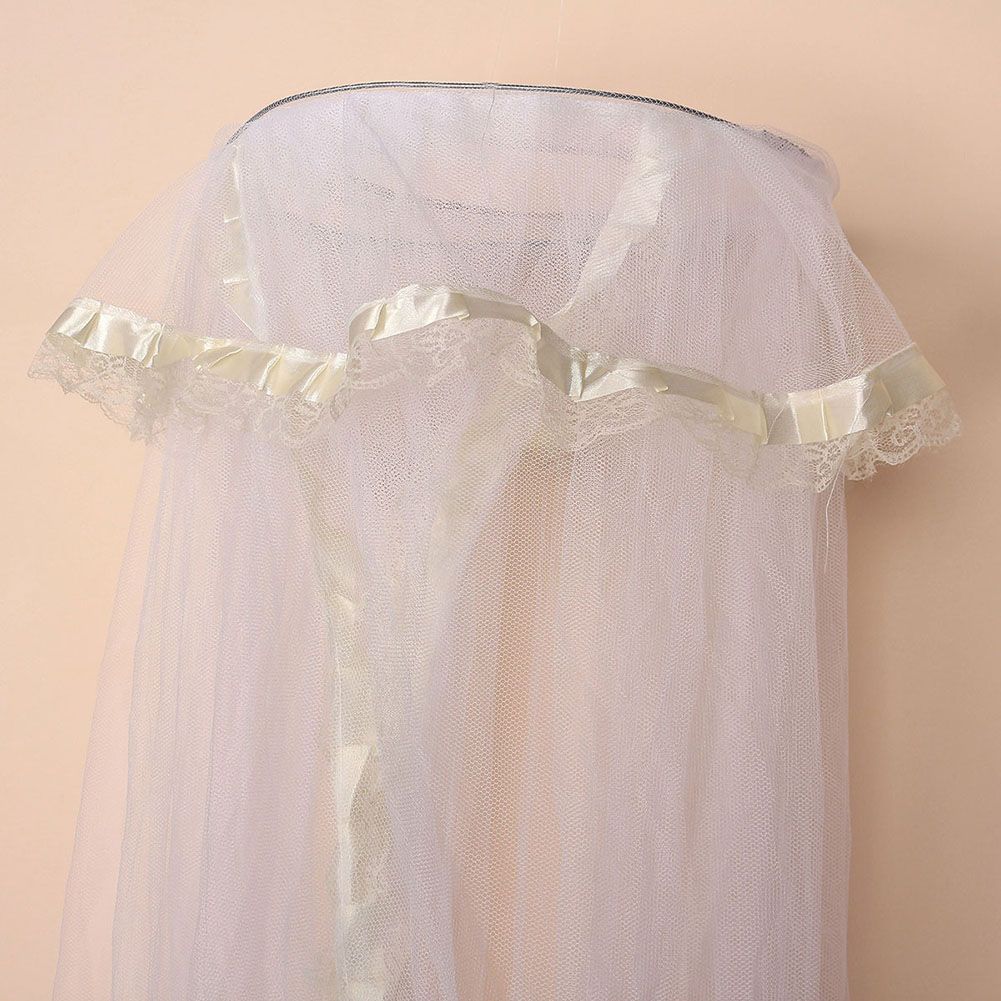 Dome Bed Curtain Baby Canopy Net Mosquito Tent Bed Crib-Blue