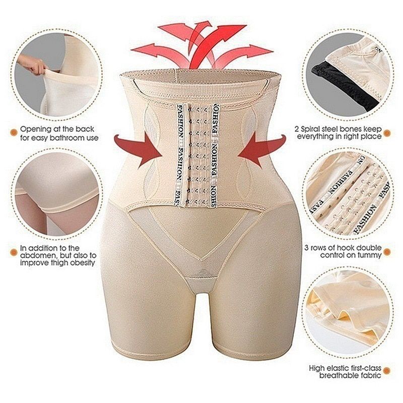 High Waist Trainers Body Shapers Women Panties Sexy Butt Lifter Shapewear Seamless Leg Slimmer Tummy Control Panty Boyshorts