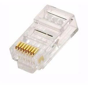 RJ-45 Cat 6 Connectors - 1000 Pieces