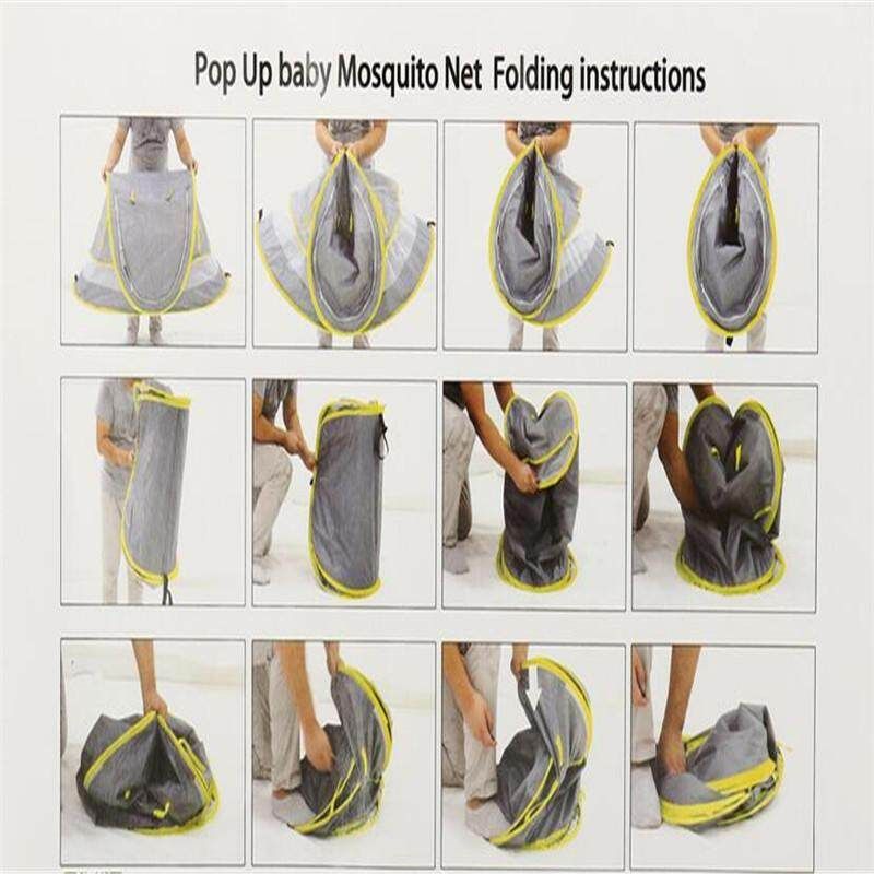 Up Portable Beach Tent Kids Canopy Sun Shade Shelter Foldable Anti-UV Baby Travel Bed