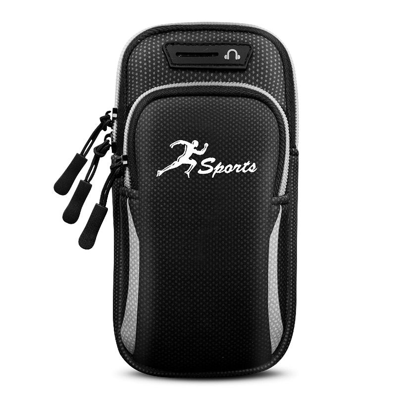 7 Inch Mobile Phone Arm Band Hand Holder Case Gym Outdoor Sport Running  Wrist Armband Bag For Iphone 13 14 Promax