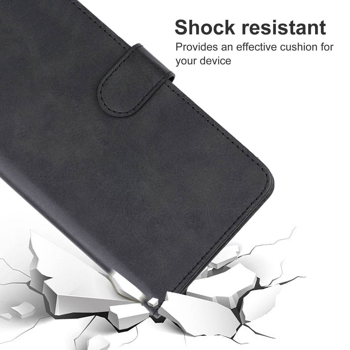 For Tecno Spark 10 / 10C Leather Phone Case(Black)