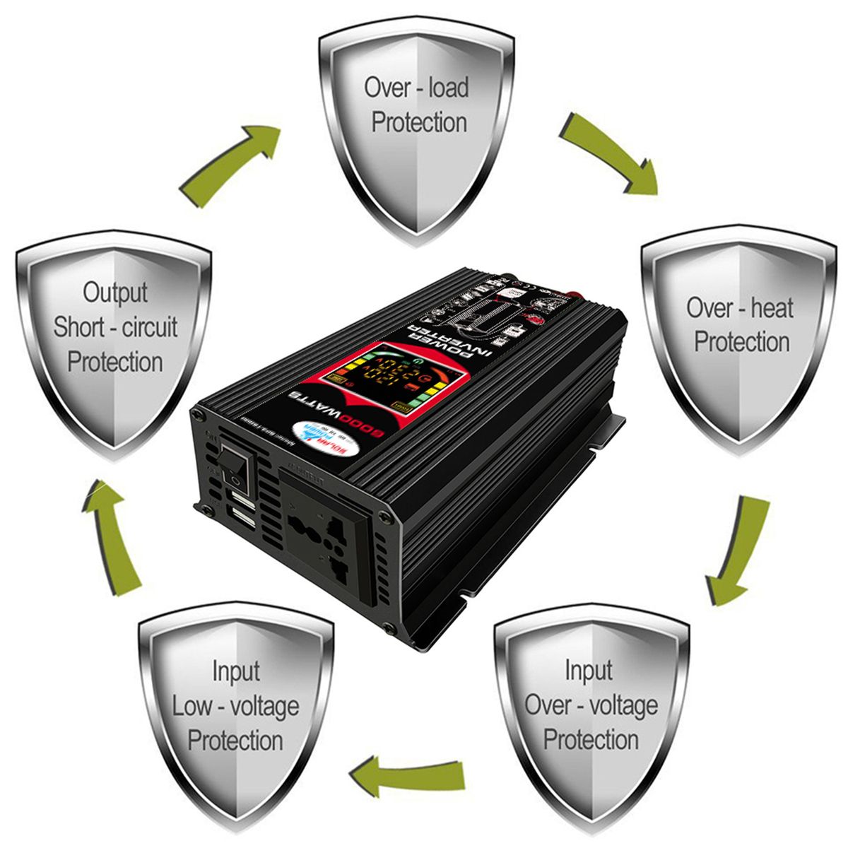 Modified Sine Wave Inverter High Frequency 6000W  Watt