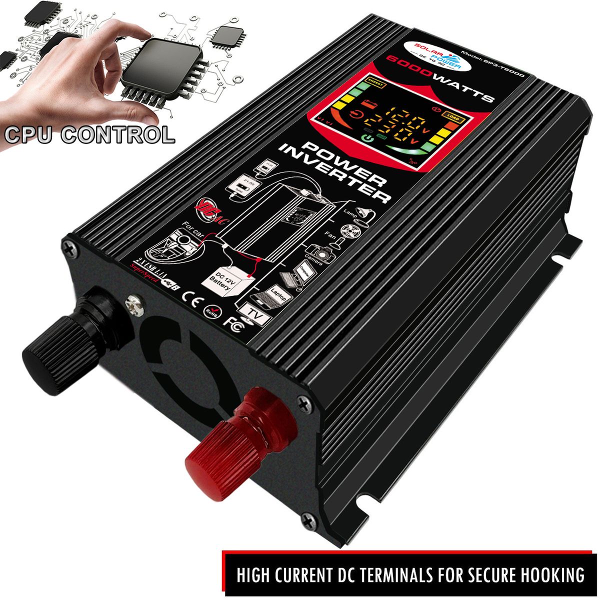 Modified Sine Wave Inverter High Frequency 6000W  Watt