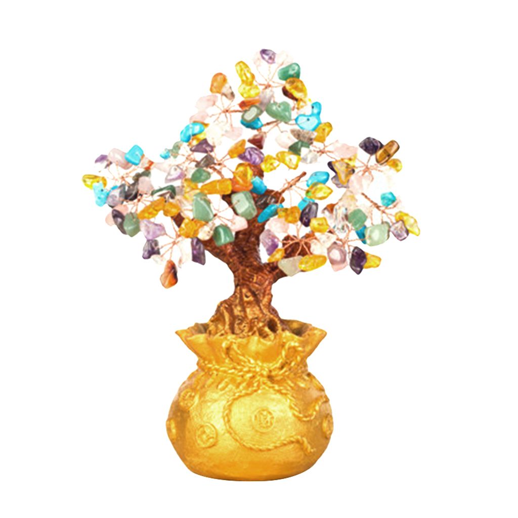 7 Inch Bonsai Feng Shui Tree Decorative Ornament