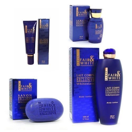 Fair And White Paris Exclusive Body Lotion + Soap + Serum + Tube Gel Cream