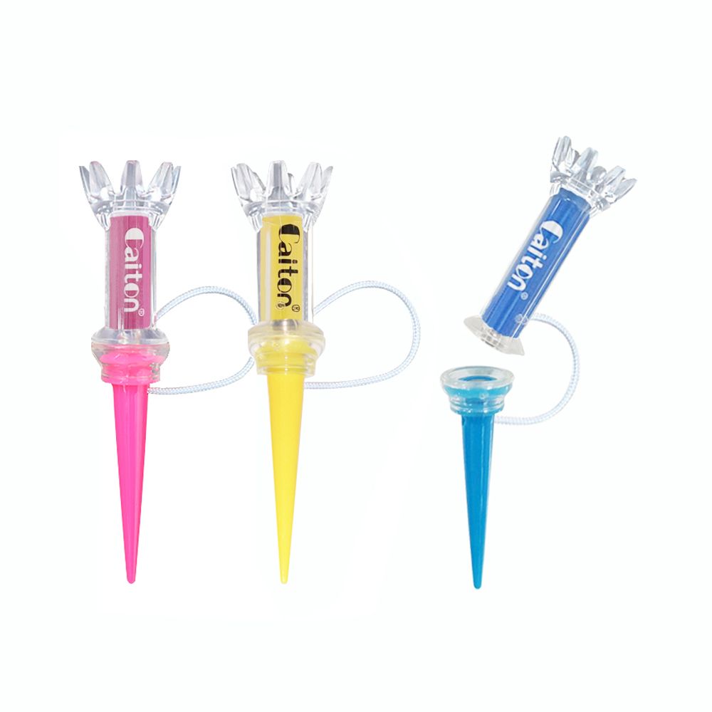 3PcSet Golf Training Ball Tee With Package Golf Flower