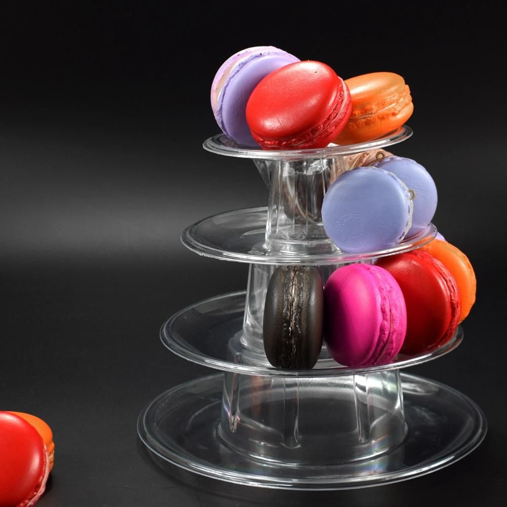 Macarons Display Tower 4-Layer Cupcake Stand Food Display