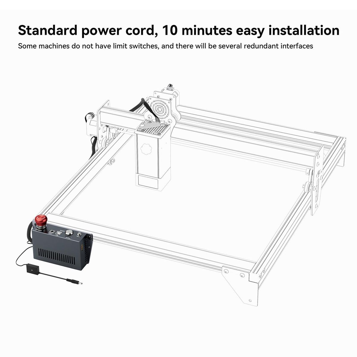 ATOMSTACK AIC1 Auto Air Assist System for Laser Engraving Machine Support Automatic Control WiFi Offline Work with 32-bit High-speed Motherboard Suitable for X30 Pro/ S30 Pro/ A30 Pro/X20 Pro/ S20 Pro/ A20 Pro/X7 / X7 Pro/ A1