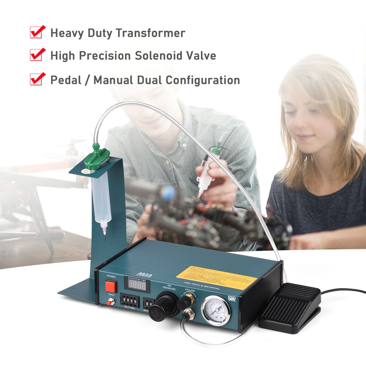 983A 220V Automatic Glue Dispenser Machine Professional