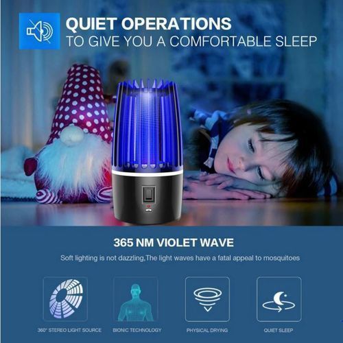 RECHARGEABLE ELECTRIC +SHOCK MOSQUITOES LAMP