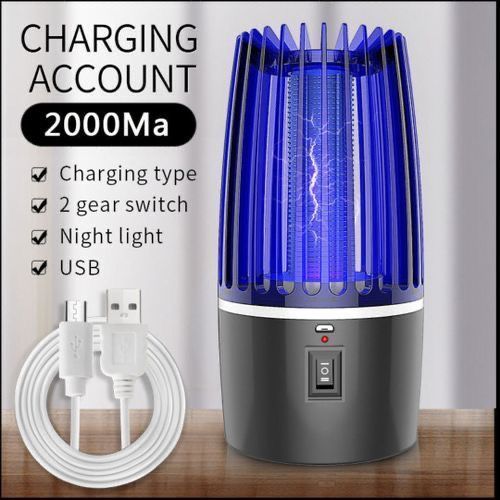 RECHARGEABLE ELECTRIC +SHOCK MOSQUITOES LAMP
