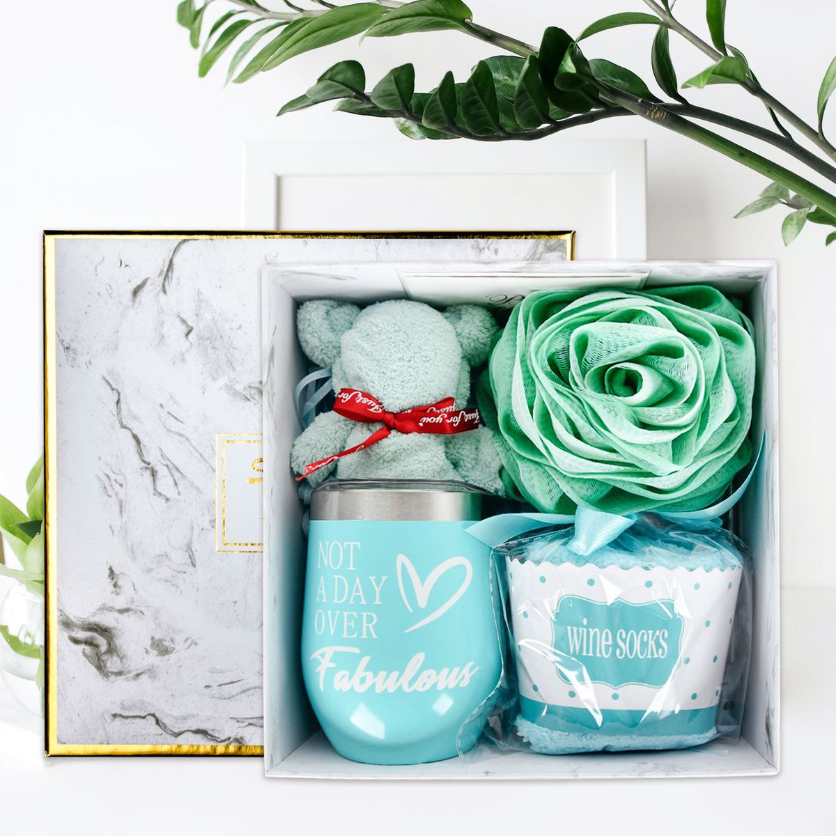 Coffee Mug Gift Set 12oz Thermal Cup With Lid Straw
