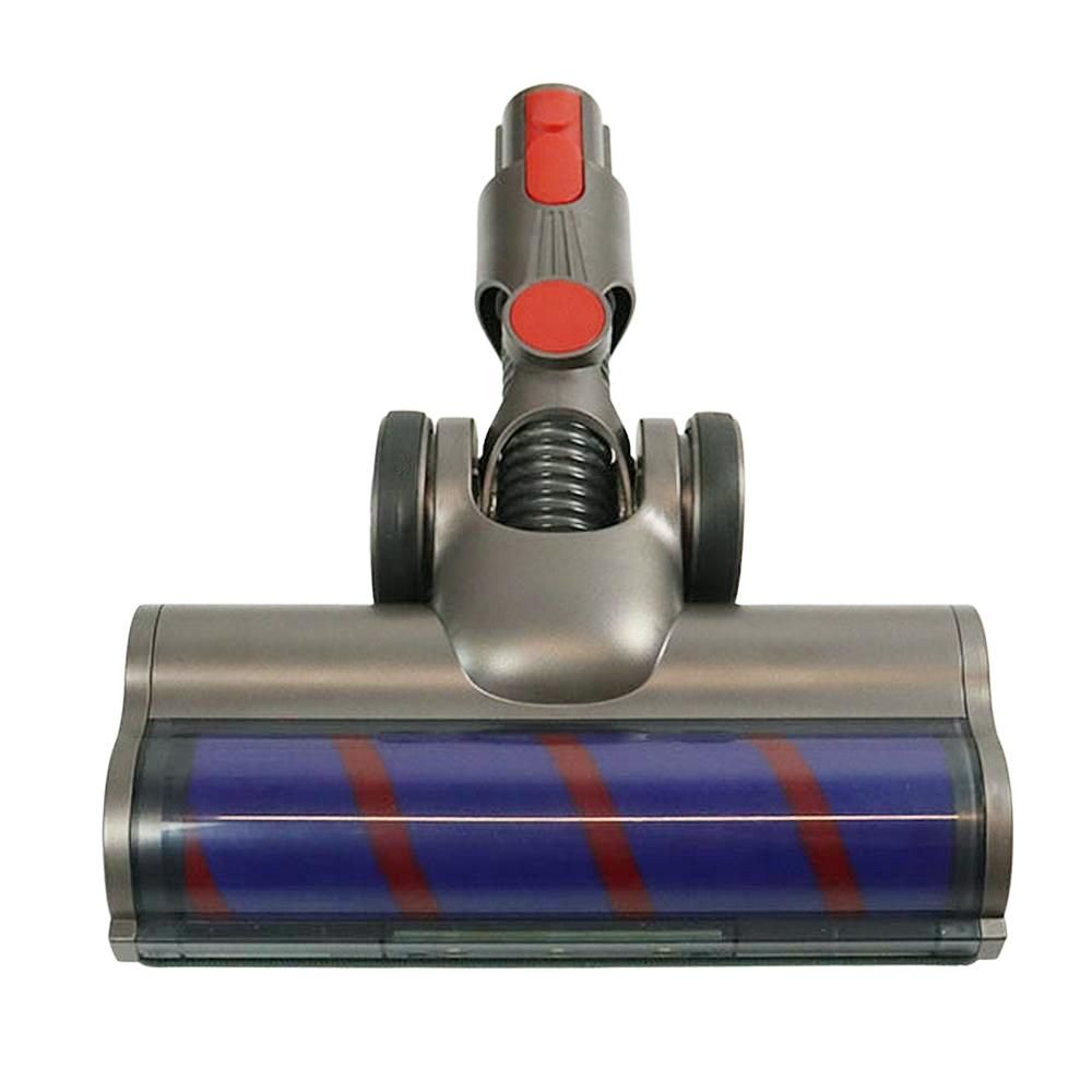 Bristle Roller Brush Household Vacuum Cleaner Replacement Accessories Carbon Fiber Floor Brush Head Front LED Lights for Dyson V7 V8 V10 V11 V15
