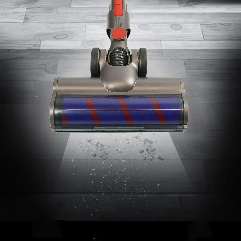 Bristle Roller Brush Household Vacuum Cleaner Replacement Accessories Carbon Fiber Floor Brush Head Front LED Lights for Dyson V7 V8 V10 V11 V15