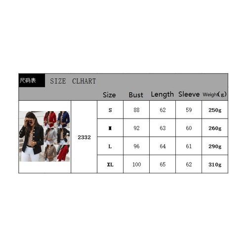 Ladies Suits Button Women Suits Slim-fit Women Coat Long-sleeved Jacket