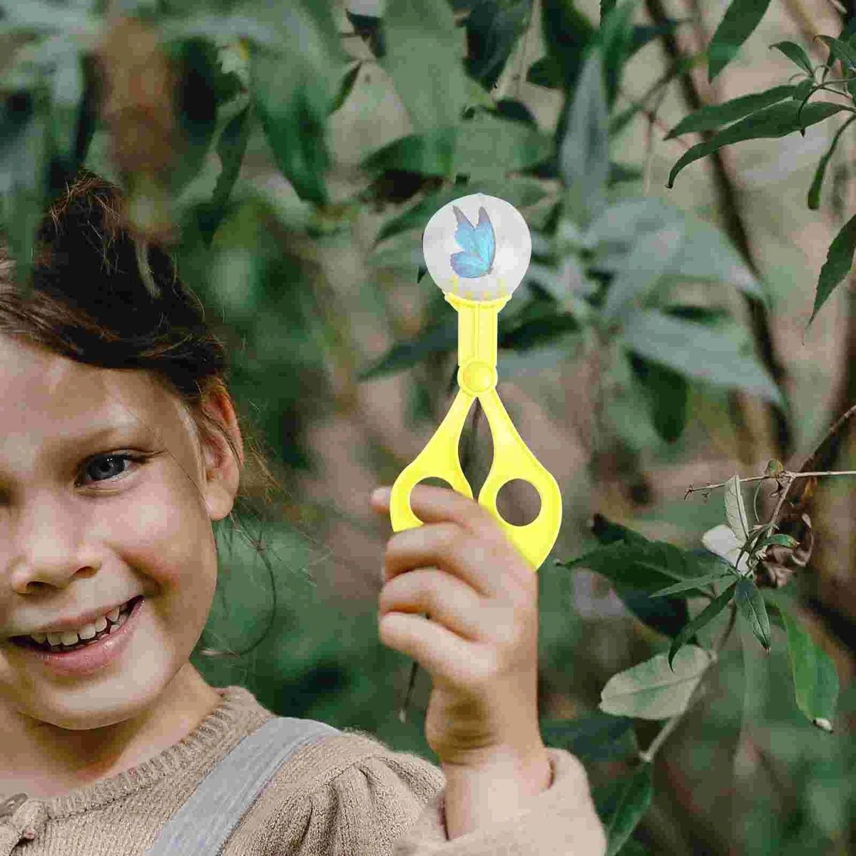 Bug Catcher Scissors Kids Catchinsect Clamp Tongs Scooperkitfor Reptile Scoopers Catching Feeding Tweezers Handy Scissor Tool